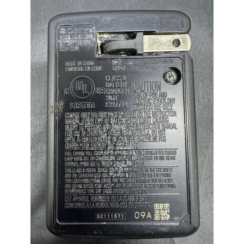 Original SONY BC-CSG BC-CSGB BC-CSGD BC-CSGE Battery Charger NP-FG1 NP-BG1 OEM